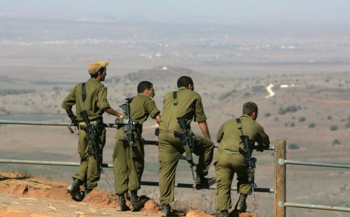 الجيش الإسرائيلي في الجولان المحتل